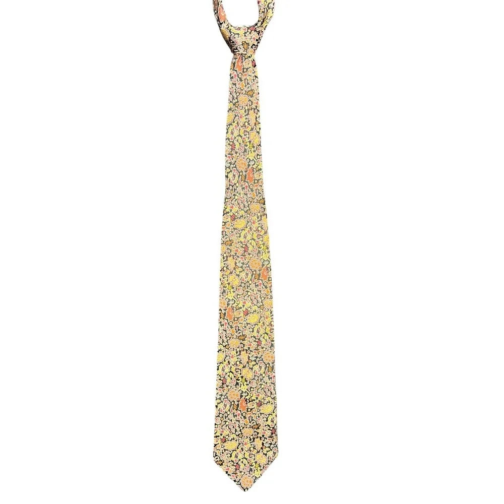 Bruno Piattelli Floral Necktie Silk Designer Patterned Tie for Men‎